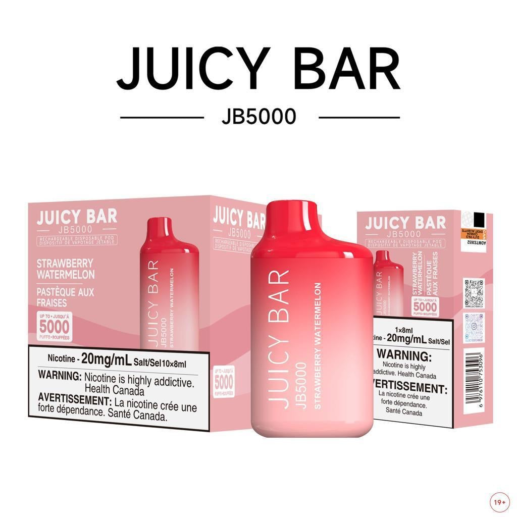 STRAWBERRY WATERMELON - JUICY BAR JB5000 - 10PC/BOX