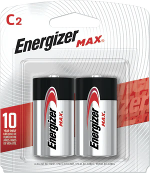 Energizer - Max Alkaline C 2 PACK - BATTERY