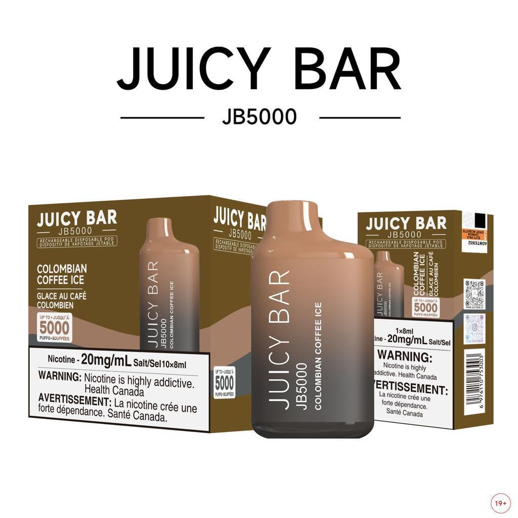 COLUMBIAN COFEE ICE - JUICY BAR JB5000 - 10PC/BOX