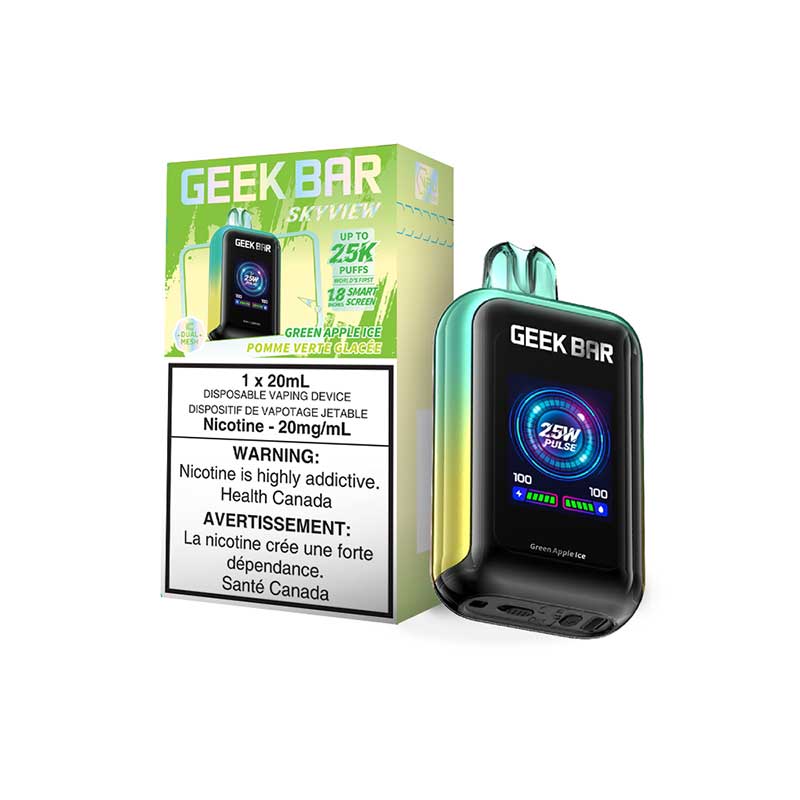 GREEN APPLE ICE - Geek Bar Sky View - 20mg - 5pk/box
