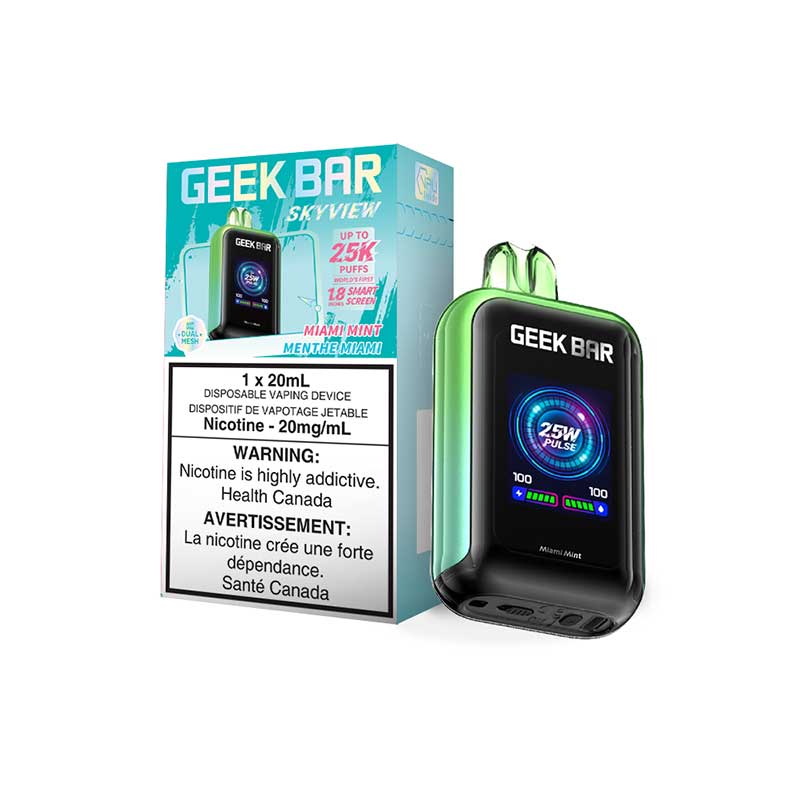 MIAMI MINT - Geek Bar Sky View - 20mg - 5pk/box