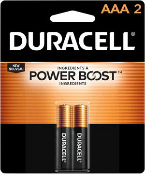 DURACELL - AAA 2 PACK - BATTERY