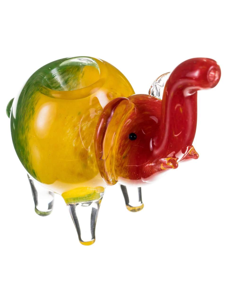 Glass Hand Pipe - Elephant