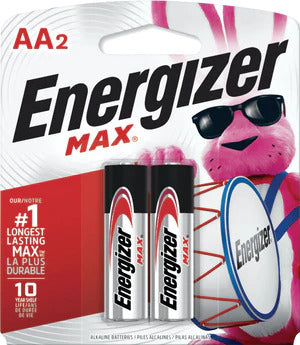 ENERGIZER - AA 2 PACK - BATTERY