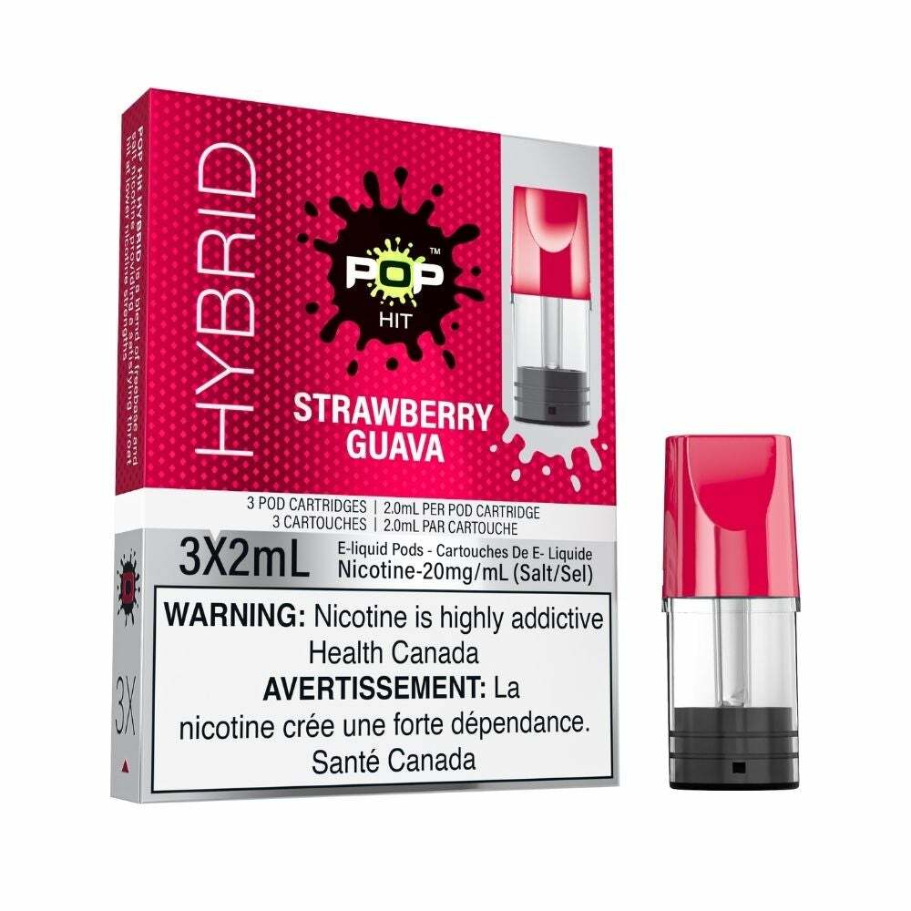 Strawberry Guava - Pop Hit Hybrid - 20mg - 5pc/Carton - EXCISED